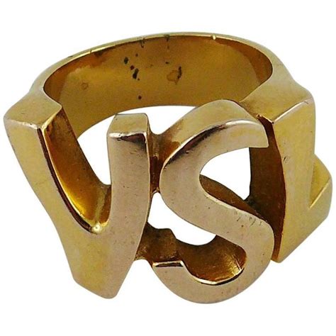 ysl men's ring|yves saint laurent ring.